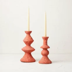 Short Clay Taper Candle Holder Red - Opalhouse™ Designed With Jungalow™ 5 Short Clay Taper Candle Holder Red - Opalhouse™ Designed With Jungalow™ -Opalhouse GUEST 030eda6c 85df 45b9 bbc4 07bae42656d4 1