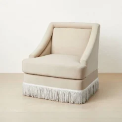 Alberhill Velvet Accent Chair With Fringe - Opalhouse™ Designed With Jungalow™ -Opalhouse GUEST 6a2c8665 b5eb 4e71 9163 3f7b29c4d6c7