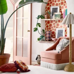 Penelope Flower Wallpaper Fiesta Coral - Opalhouseâ„¢ Designed With Jungalowâ„¢