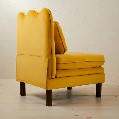 Bencia Slipper Chair Mustard - Opalhouse™ Designed With Jungalow™ 3 Bencia Slipper Chair Mustard - Opalhouse™ Designed With Jungalow™ - Image 3